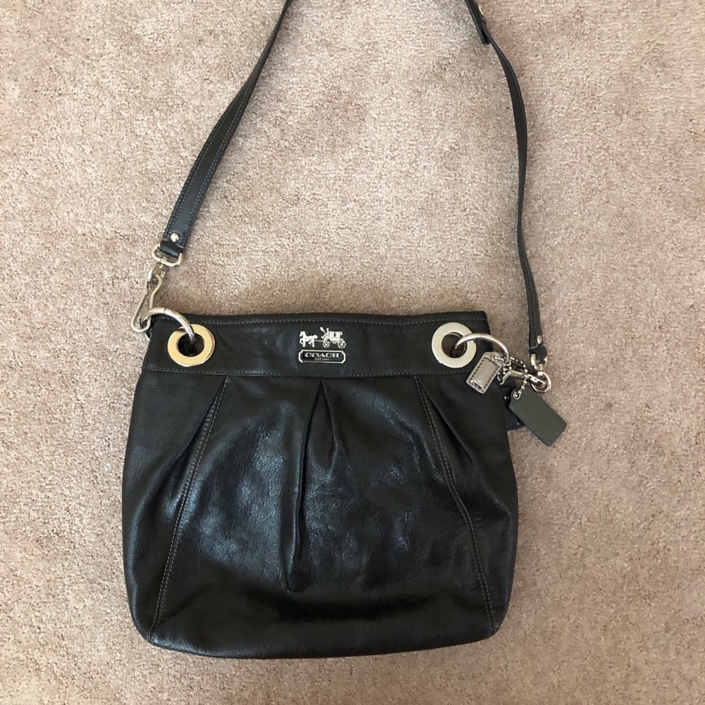 Black coach cross body